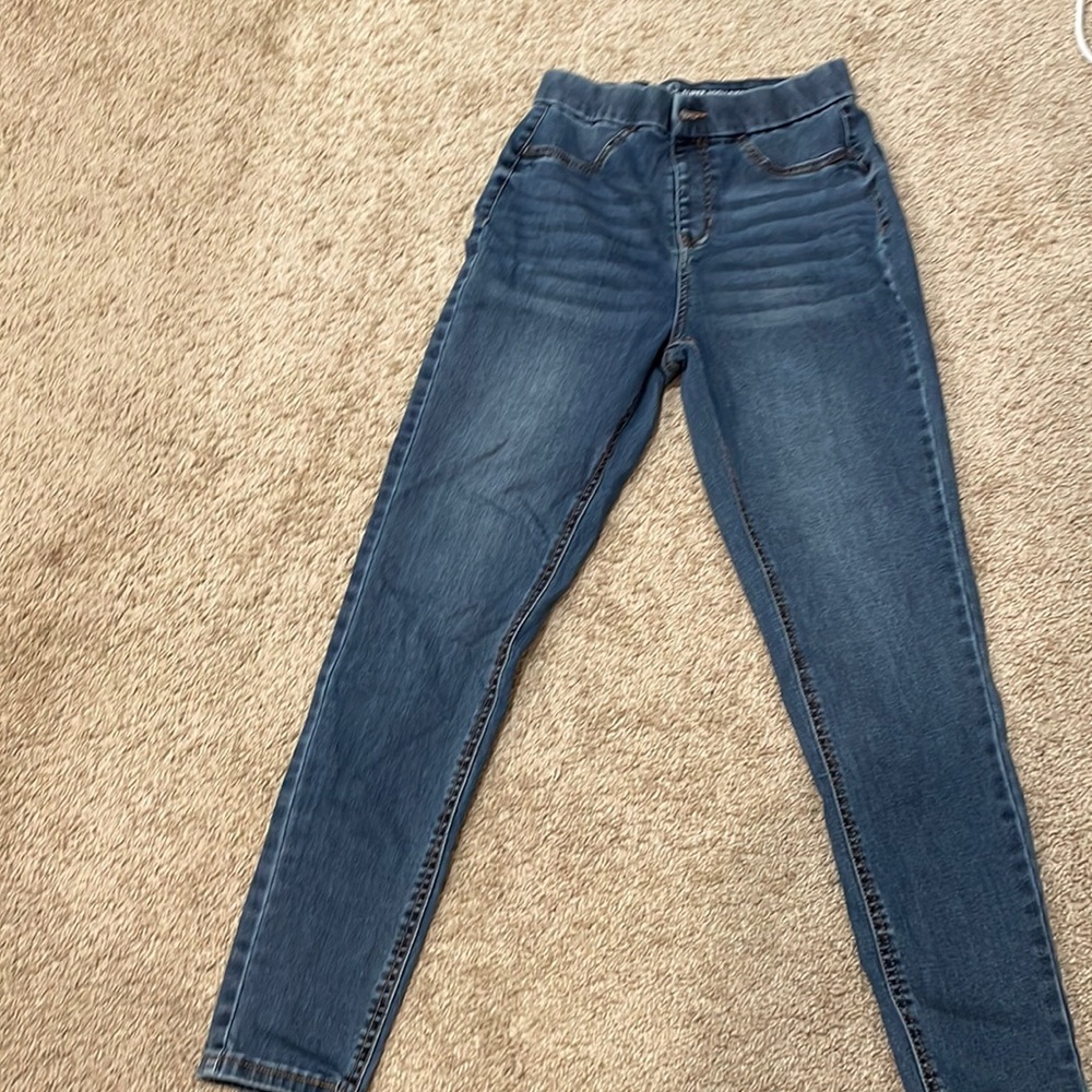 High waisted jeggings